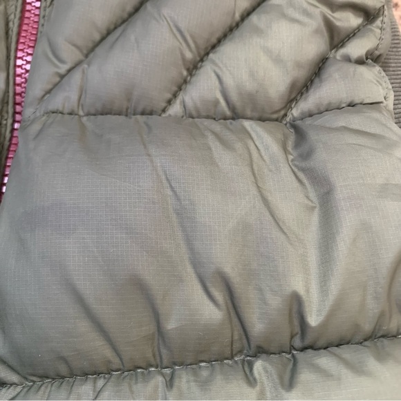 ZARA Hooded Puffer Vest/Jacket With Zipper Pockets Olive Green Boys 11-12Y - Picture 11 of 14